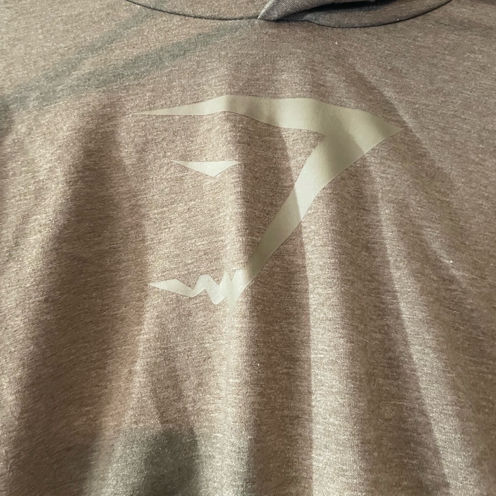 Gymshark Khaki Women's Crossback Hoodie - Picture 5 of 8